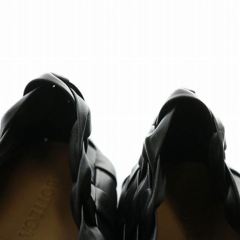 Bottega Veneta スリッポン ローファー ブラック ボッテガヴェネタ BOTTEGA VENETA スリッポン ローファー レザー