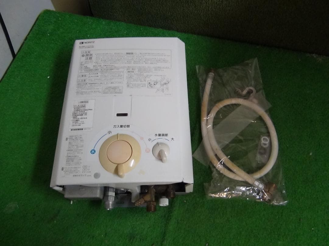 C613 ノーリツ ガス小型湯沸器GQ-521W 都市ガス 保証付