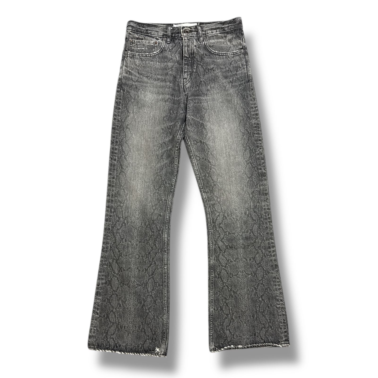 参考上代59400円 DAIRIKU 23AW Python Flare Denim Pants