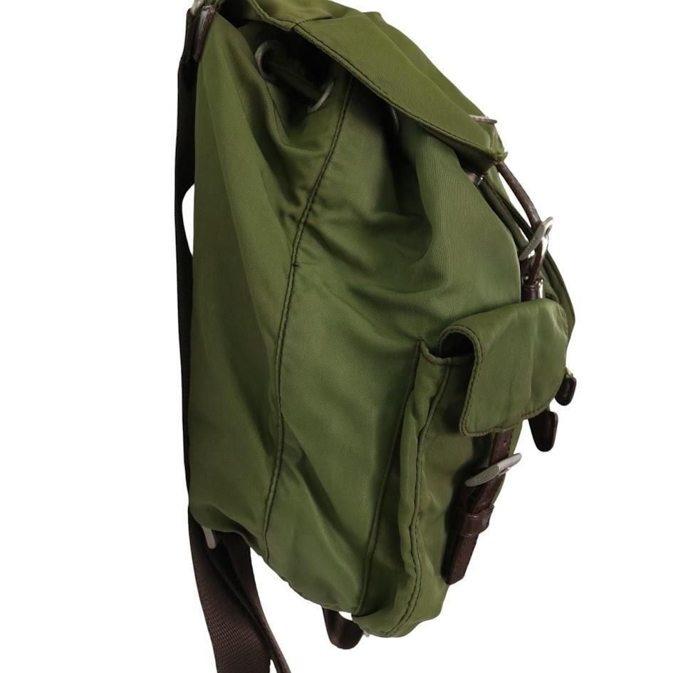 美品 PRADA プラダ リュック 三角ロゴ バッグパック デイパック ポコノ PRADA プラダ POCONO ポコノ 三角ロゴ シルバー金具 バック