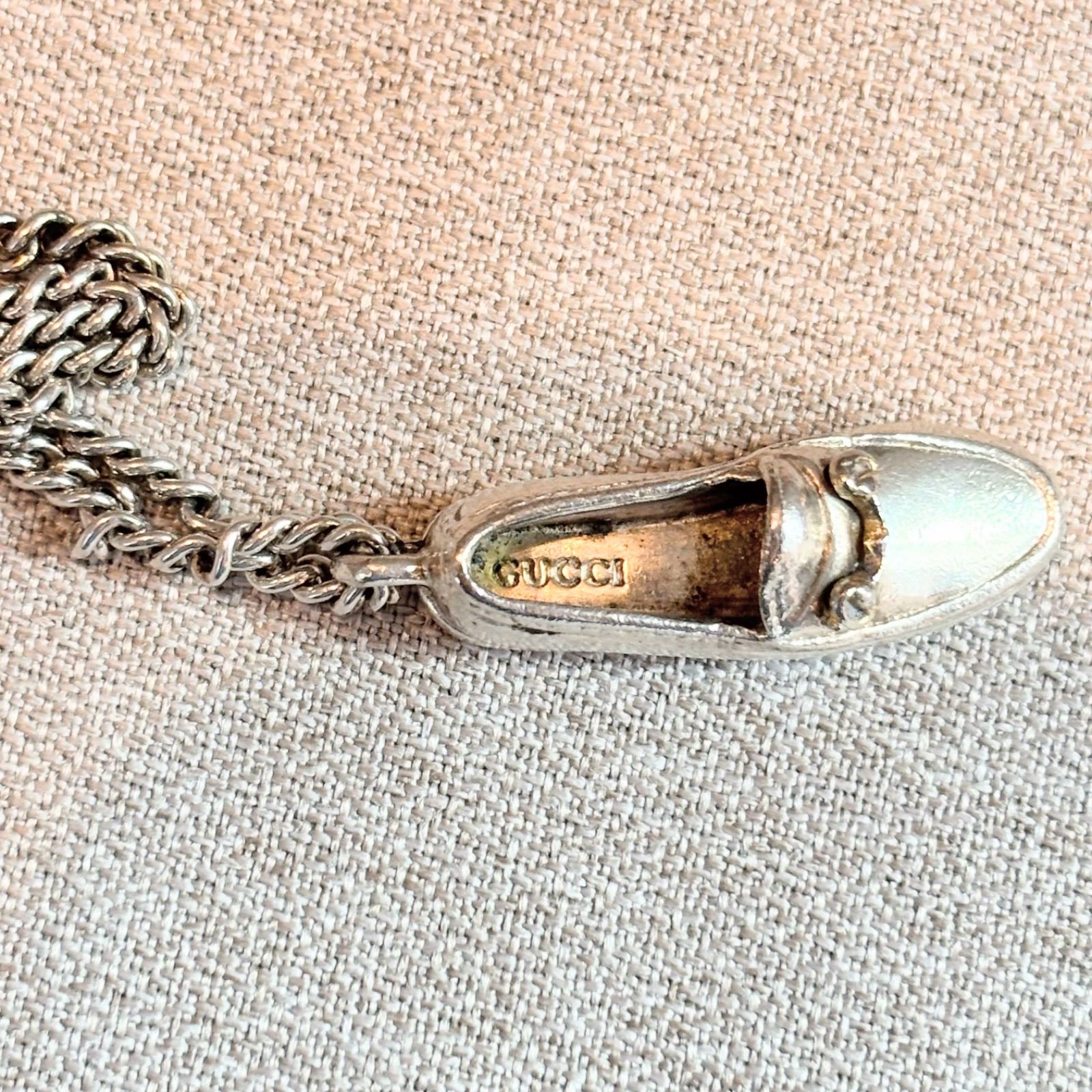 ヴィンテージ GUCCI オールドグッチ キーホルダー 靴 チャーム