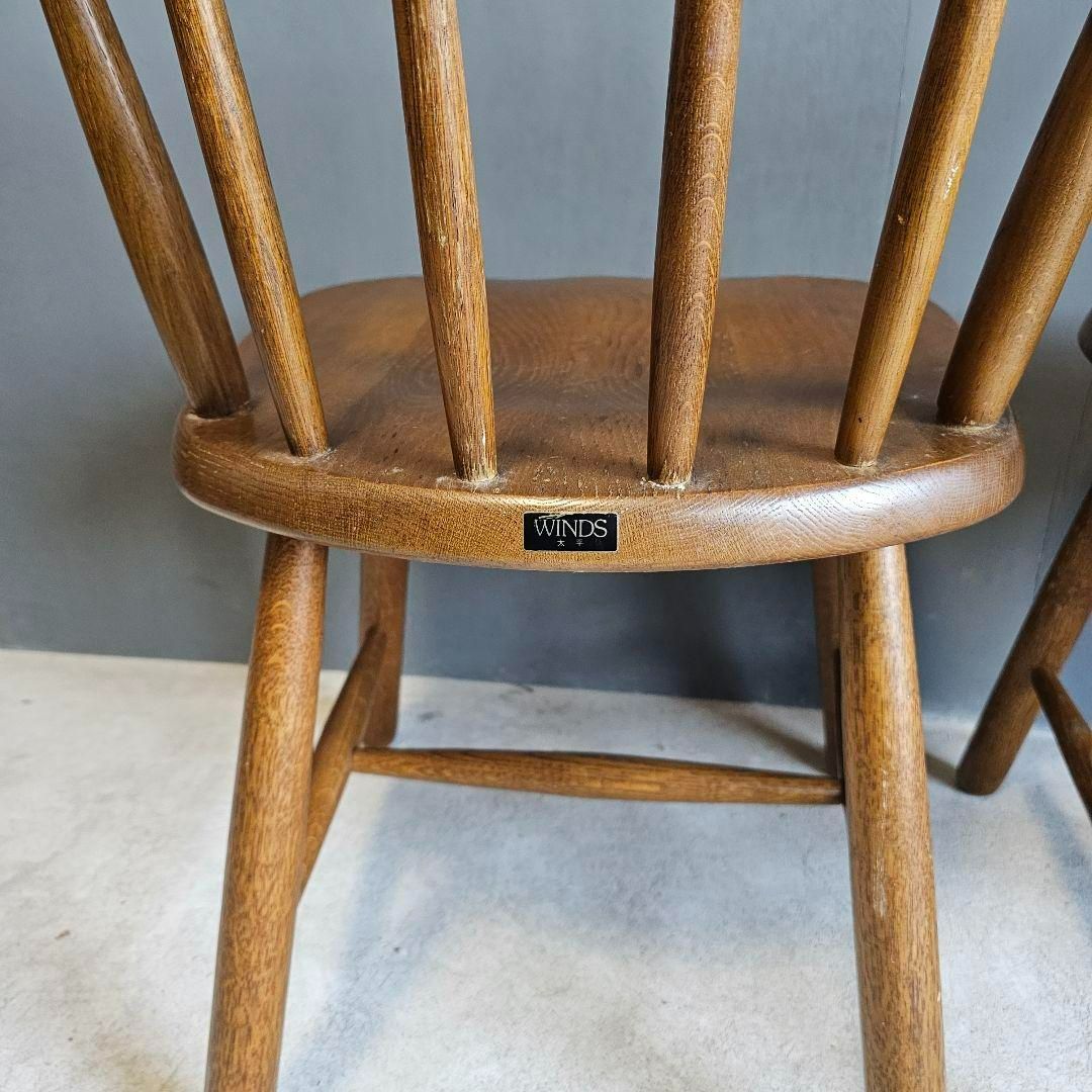 8/17まで販売　飛騨 WINDS太平 ウィンザーチェア GMGS130B○WINDS / 太平 ダイニングチェア ウィンザーチェア