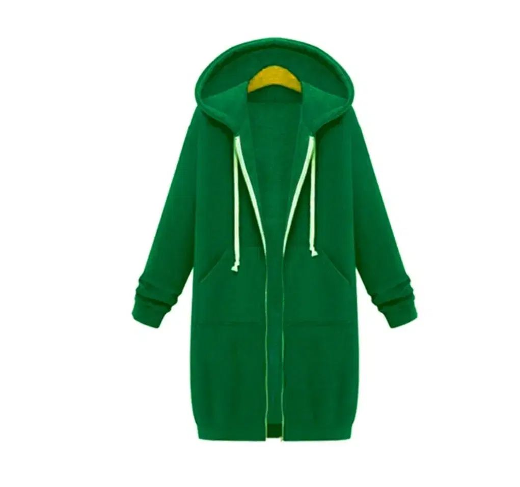 セール商品再値下げ中。 国際配送 ロング フード ジップアップ コート 複数色 2 腸 【驚きの価格が実現】