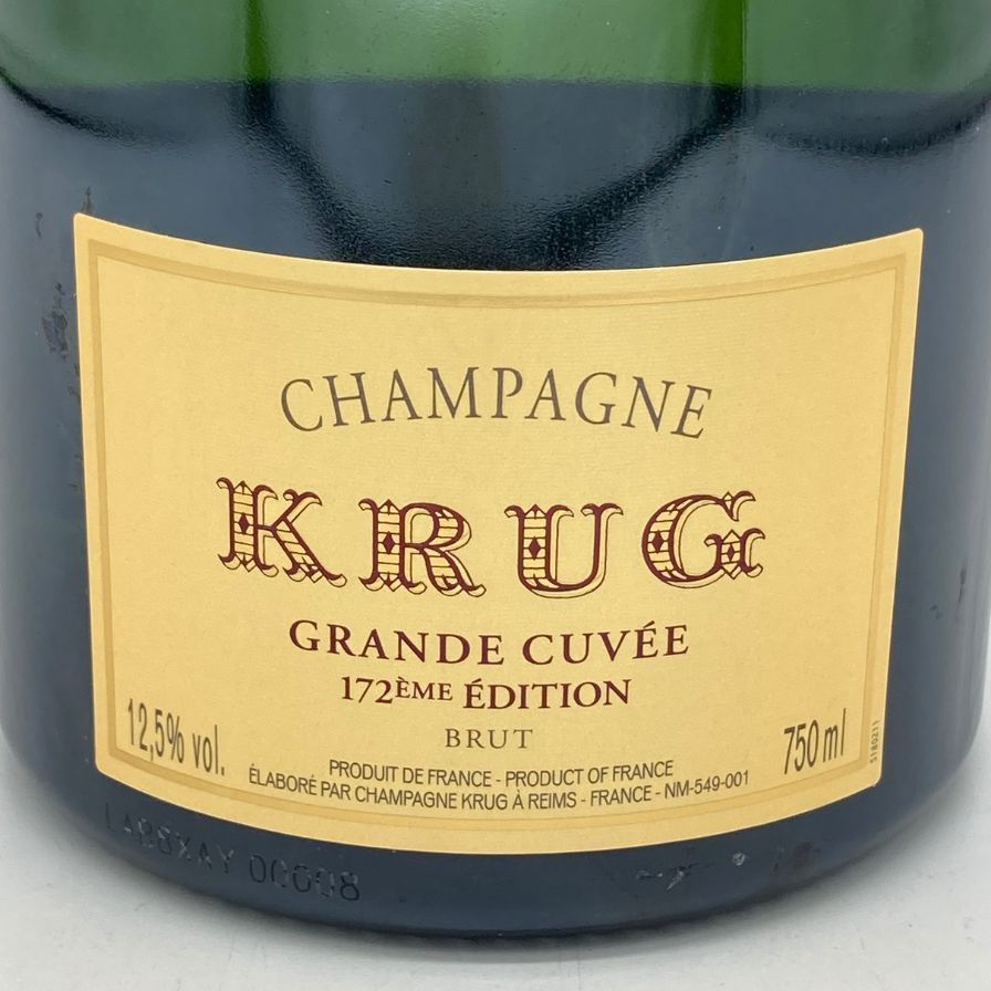 クリュッグ ブリュット 白 750ml 12.5% KRUG BRUT 【H4】 クリュッグ