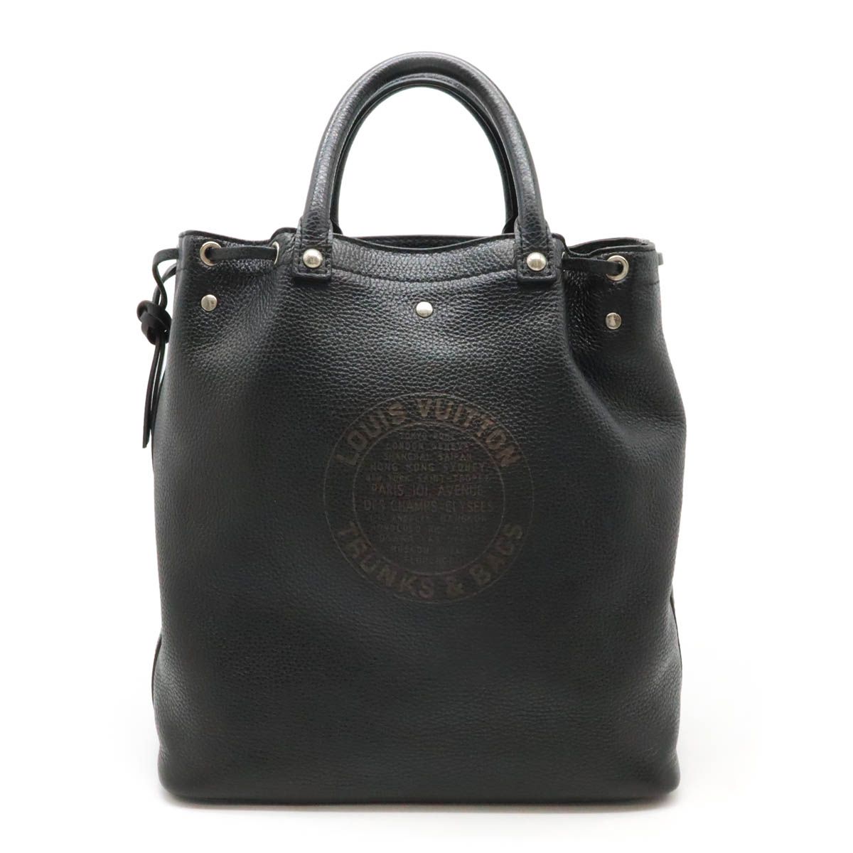 LOUIS VUITTON ルイ ヴィトン トバゴ T＆B シューバッグ トートバッグ レザー ノワール 黒 ブラック 2006年 コレクション M95252