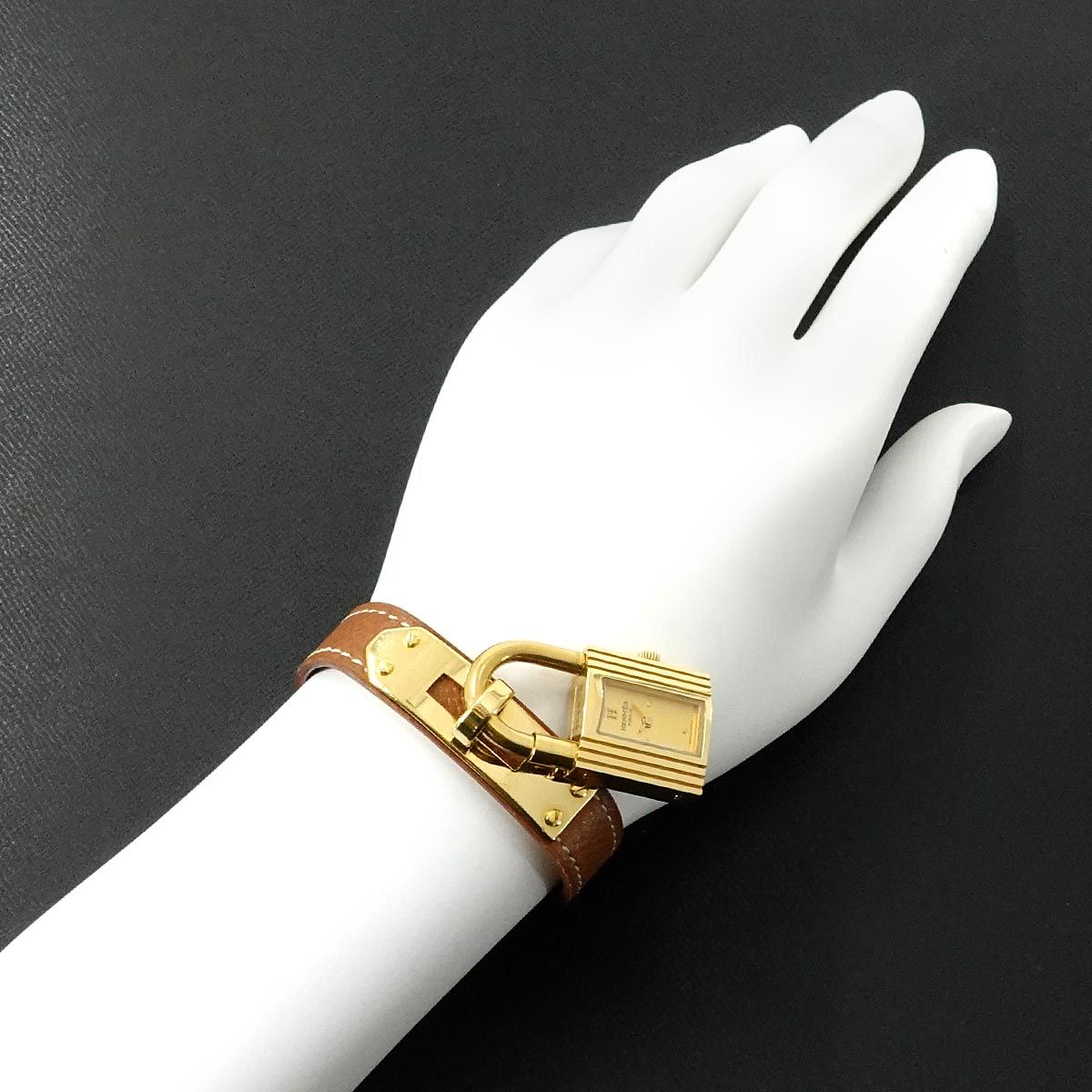 HERMES ケリーウォッチ ヴィンテージ レディース 腕時計 ゴールド