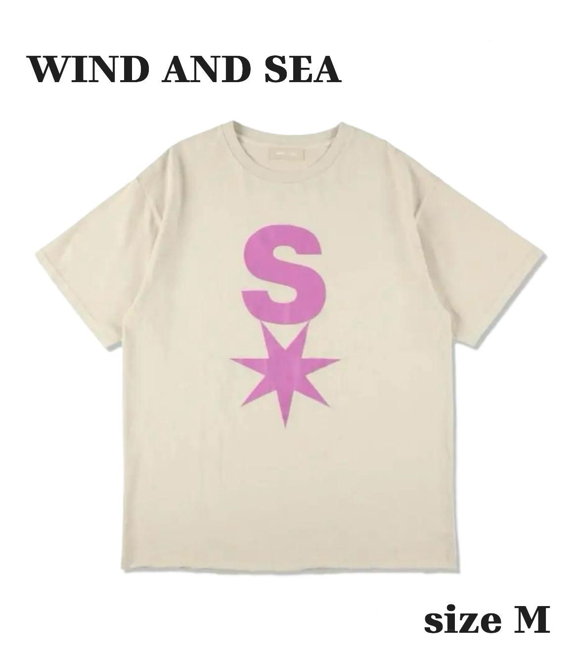 Unisex WIND AND SEA | ウィンダンシー ロゴ 半袖シャツ | size M | アイボリー