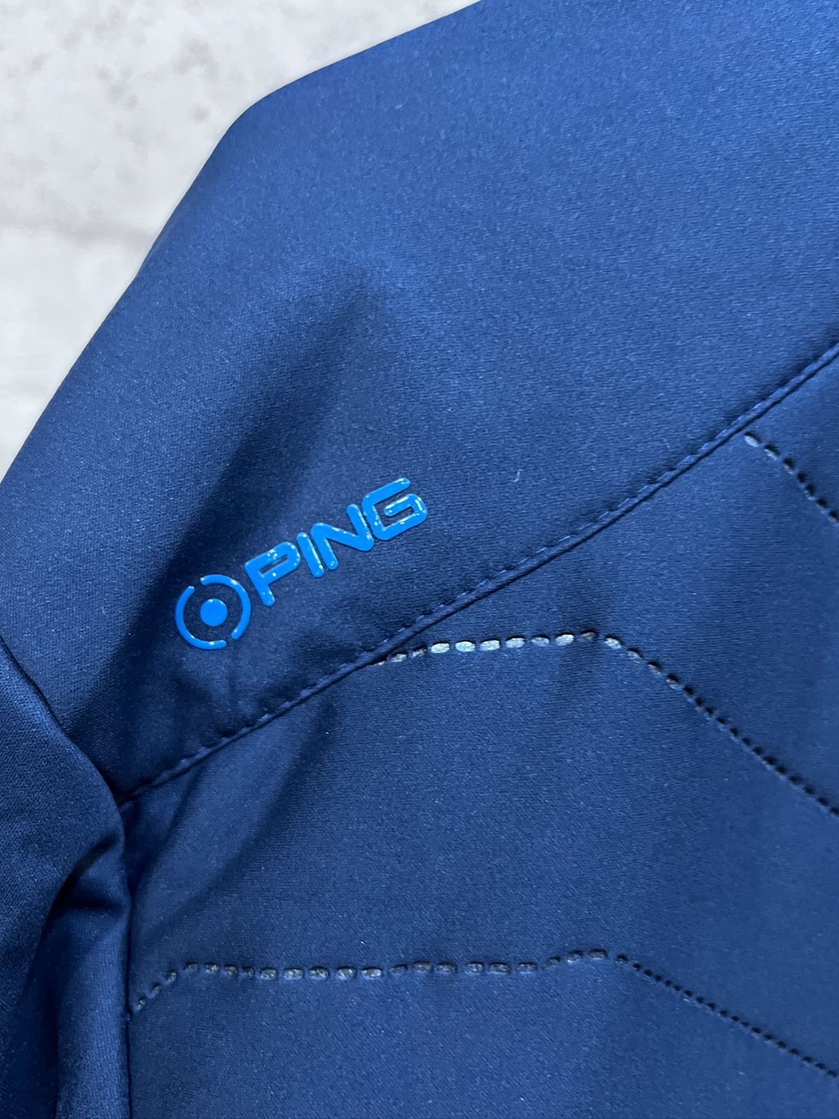 美品 PING プリマロフト ストレッチ キルティングジャケット L メンズ