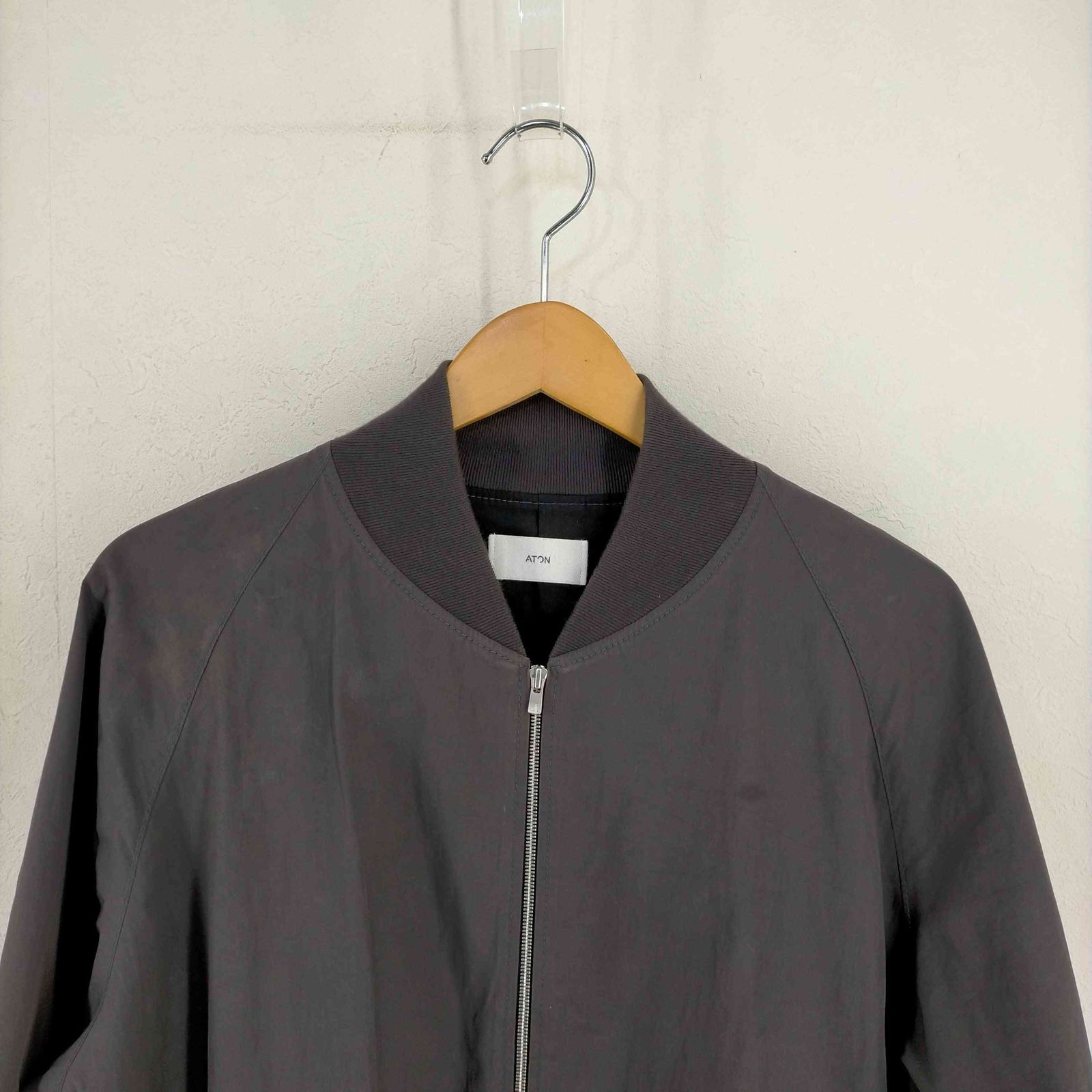 エイトン ATON KYOTO TSURIZOME COTTON FLIGHT JACKET メンズ