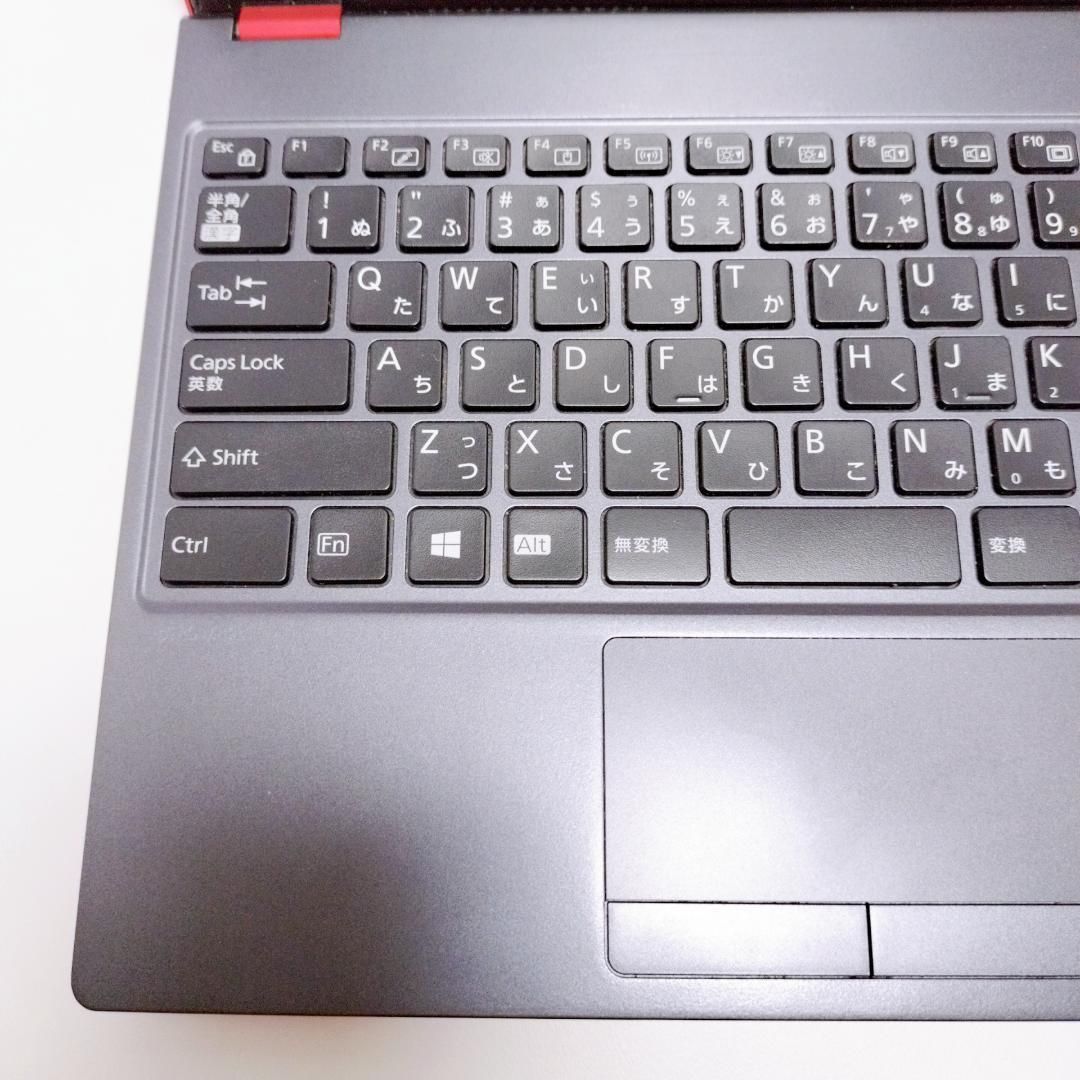 軽量極薄✨綺麗なレッド/サクサクオフィス付コスパ最強ノートパソコン 