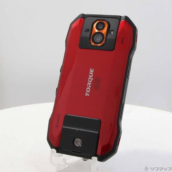 品〕 TORQUE G04 64GB レッド KYV46 auロック解除SIMフリー【262