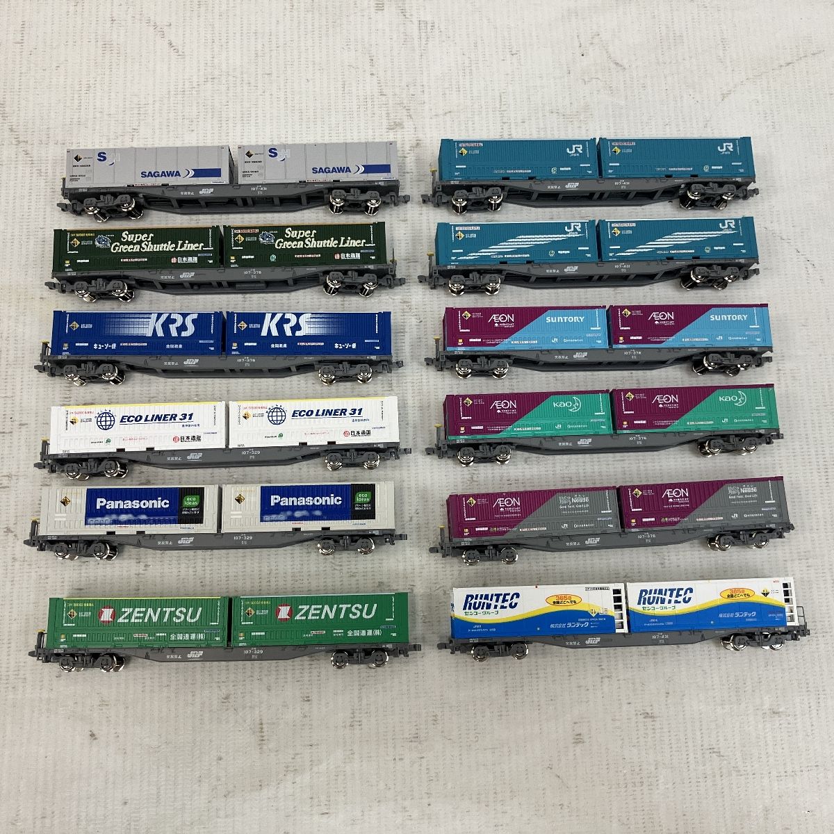 KATO -10-1432コキ106-107コンテナ無積載10両セット KATO 10-1432 コキ