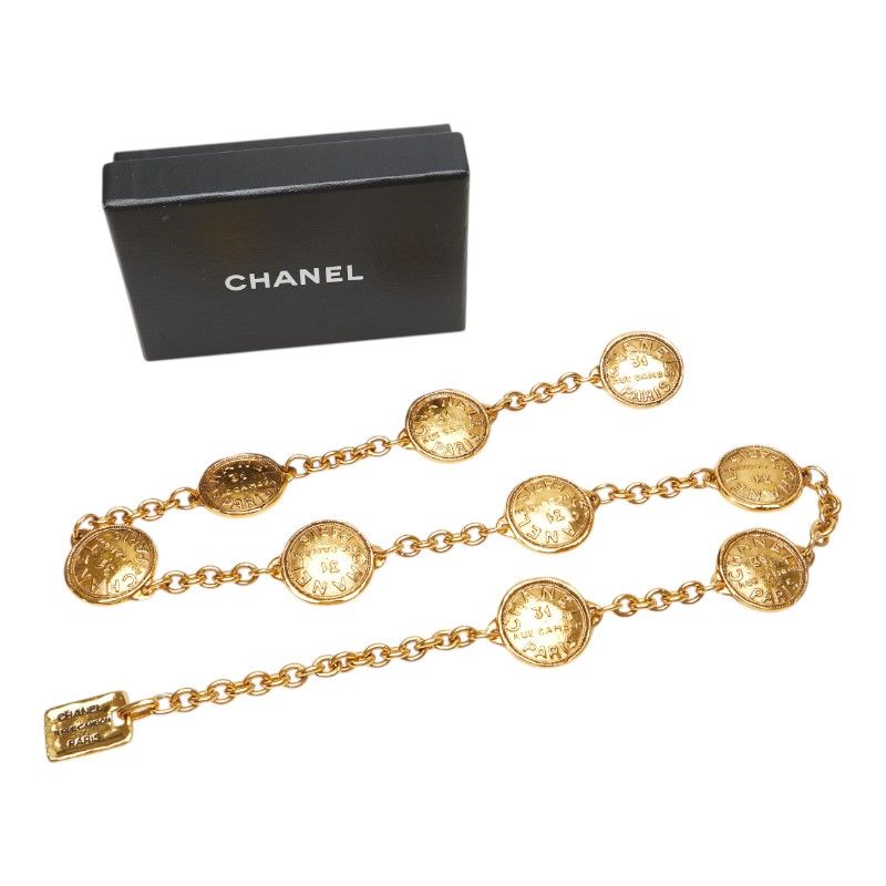シャネル　CHANEL 31 RUE CAMBON チェーン ベルト シャネル 31 RUE CAMBON カンボン チェーン ベルト ゴールド