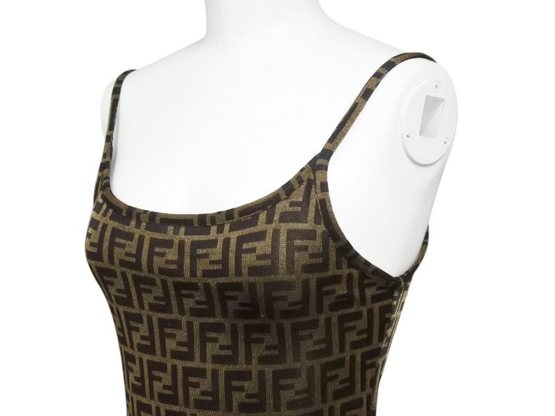 極美品 FENDI フェンディ タンクトップ ノースリーブ サイズ40