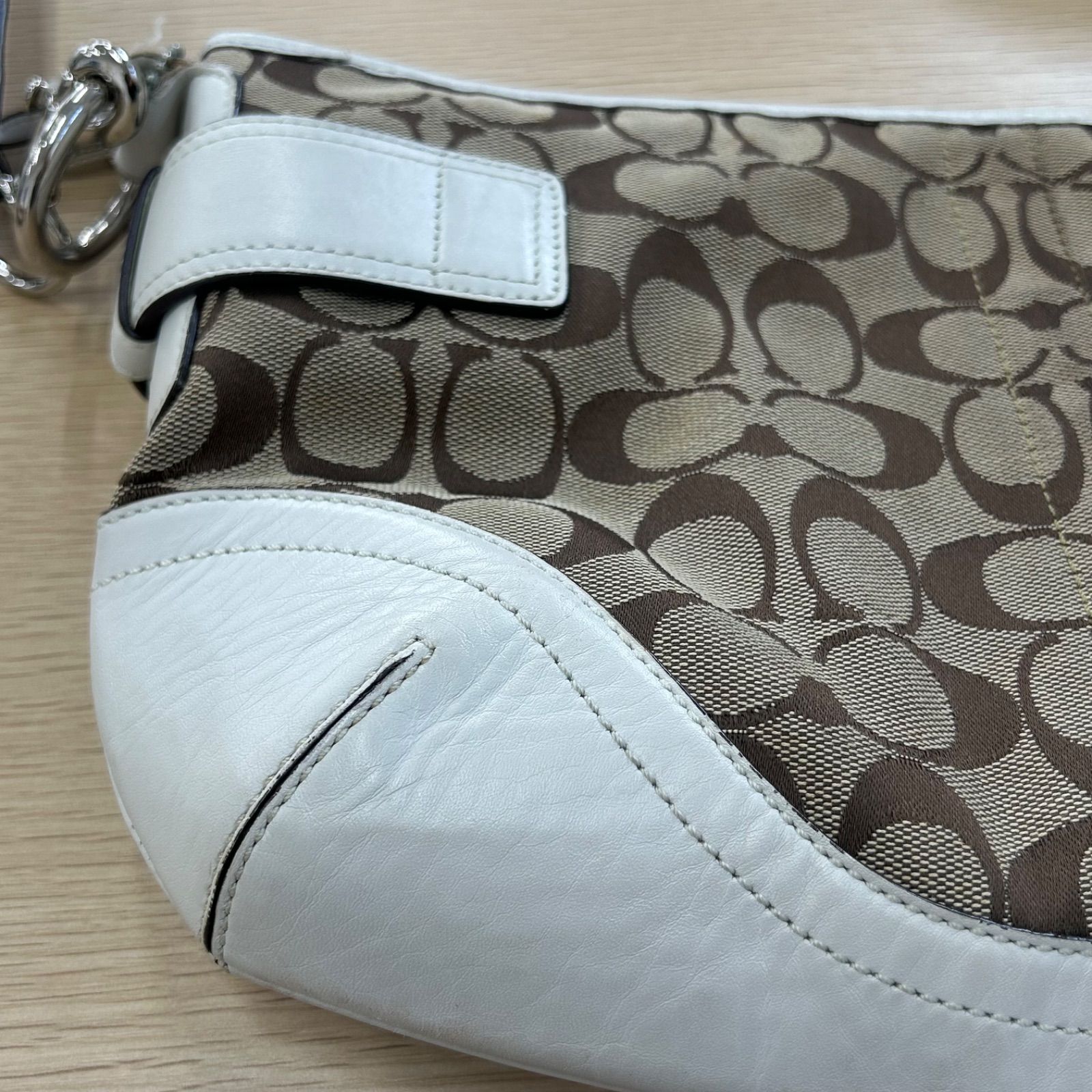 COACH コーチ ショルダーバッグ シグネチャーソフトダッフル - メルカリ