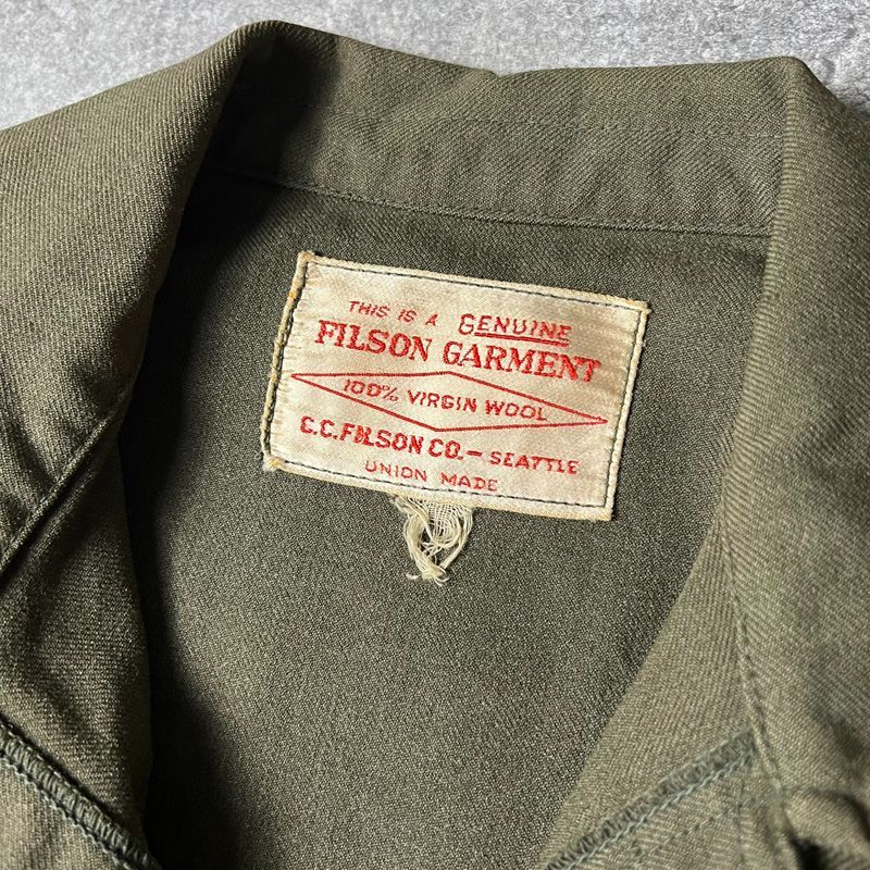 フィルソンFILSON GARMENT 80s USA製100% Virginwool S