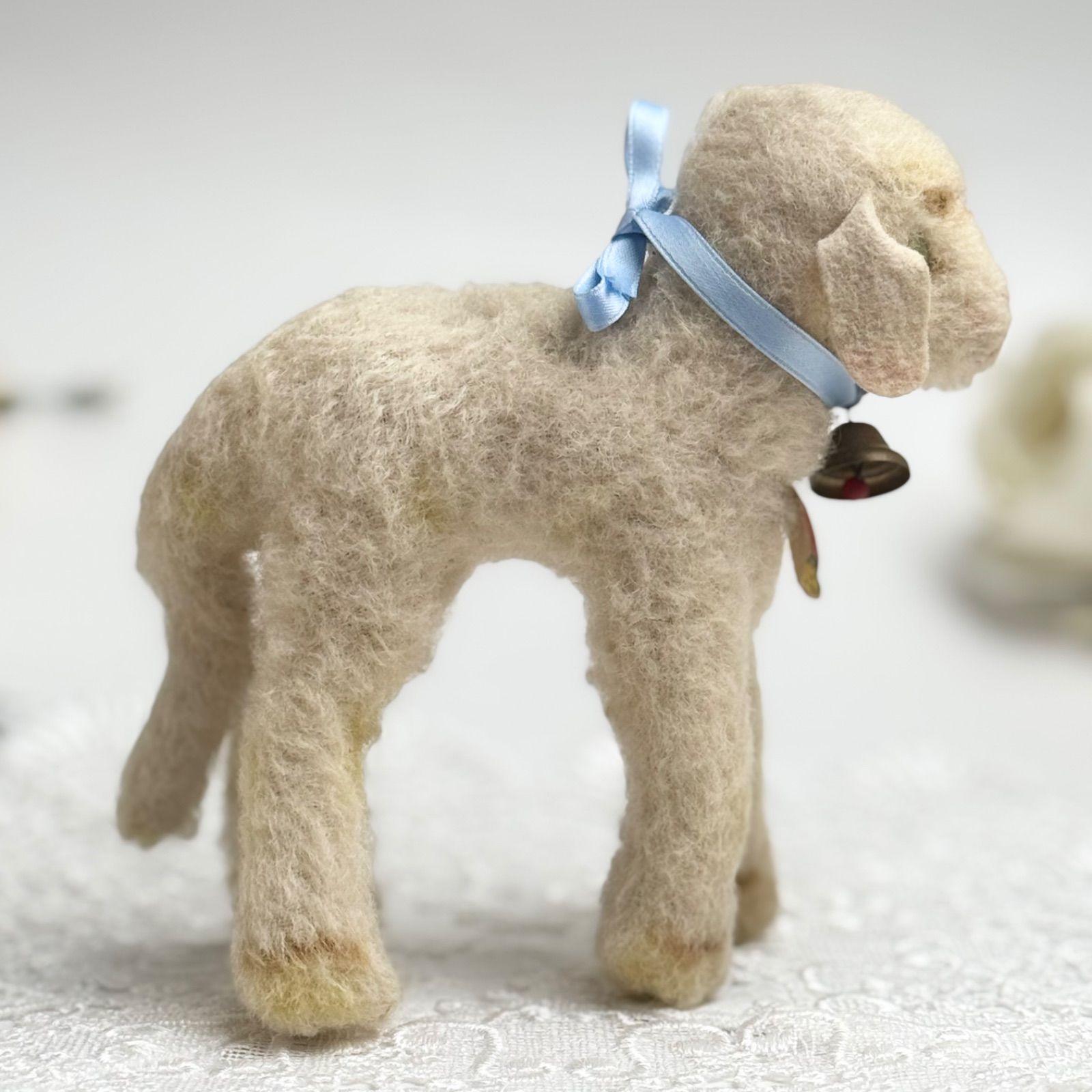 送料無料☆シュタイフ☆Lamby 14cm オールID's完品☆ヒツジの