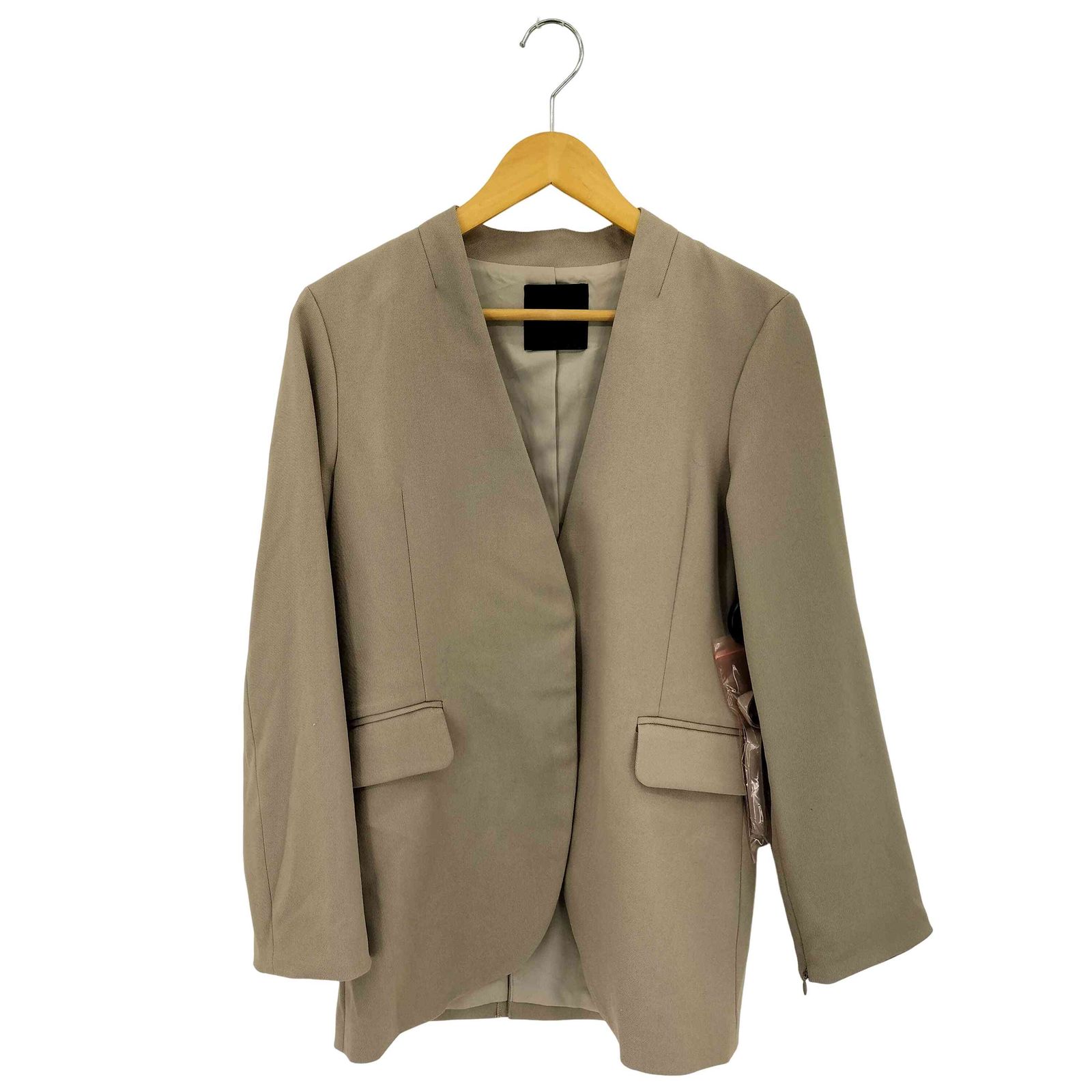 アニュアンス anuans ミドルレングススリットスリーブジャケット