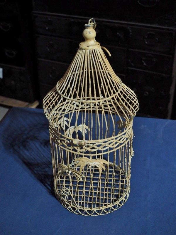 鉄製シャビーな鳥かご 古録展 品番K2304