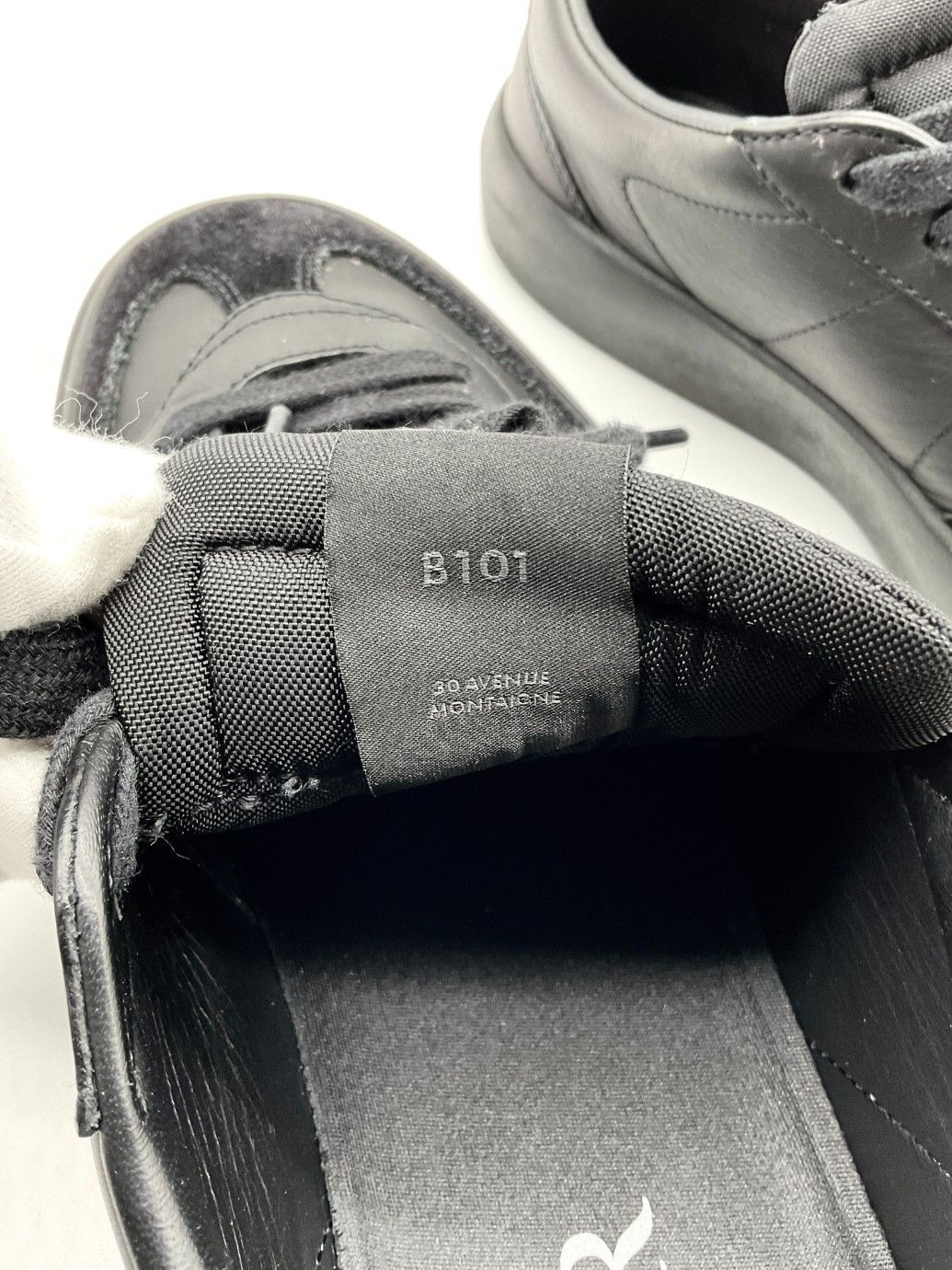 美品 DIOR ディオール 42 ブラック B101 スニーカー - メルカリ 