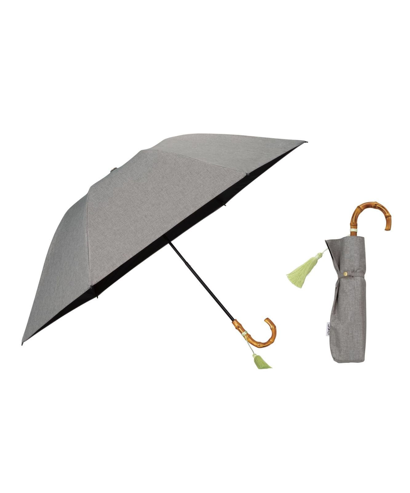 人気商品】【2025】最強の日傘 日傘 UVO（ウーボ）3段折 無地タッセル