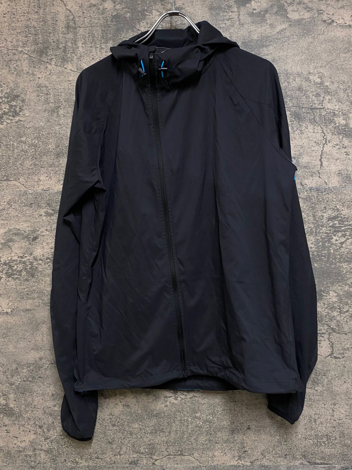JN162 ラファ Rapha SPRAY JACKET 長袖 ウィンドブレーカー 黒 L TEAM Sky