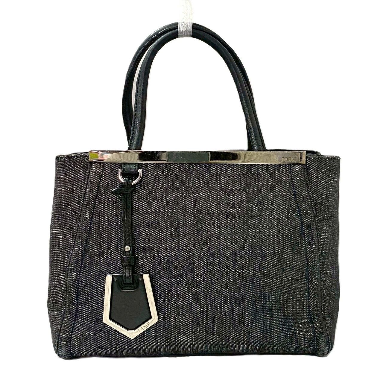 FENDI プチ トゥージュール 2WAY ショルダーバッグ レザー 黒 FENDI フェンディ ハンドバッグ トゥージュール プチ カーフ