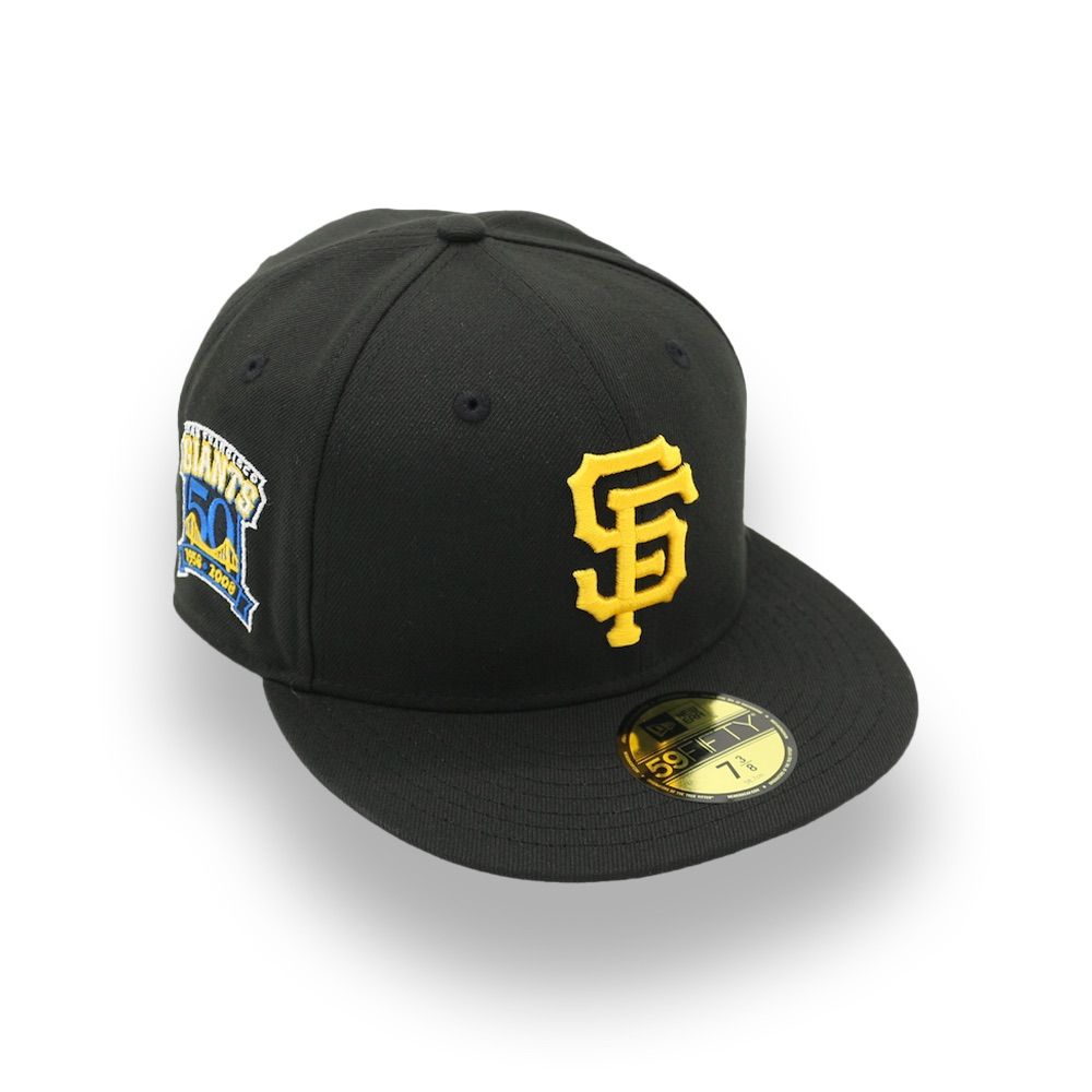 日本未発売 ニューエラ サンフランシスコ ジャイアンツ 50周年 サイドパッチ キャップ | NEW ERA SAN FRANCISCO GIANTS 50TH ANNIVERSARY SIDE PATCH 59FIFTY BLACK