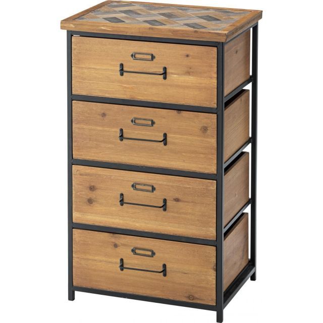 東谷 Azumaya チェスト４Ｄ HRN-182 新生活 おしゃれ 模様替え 映え