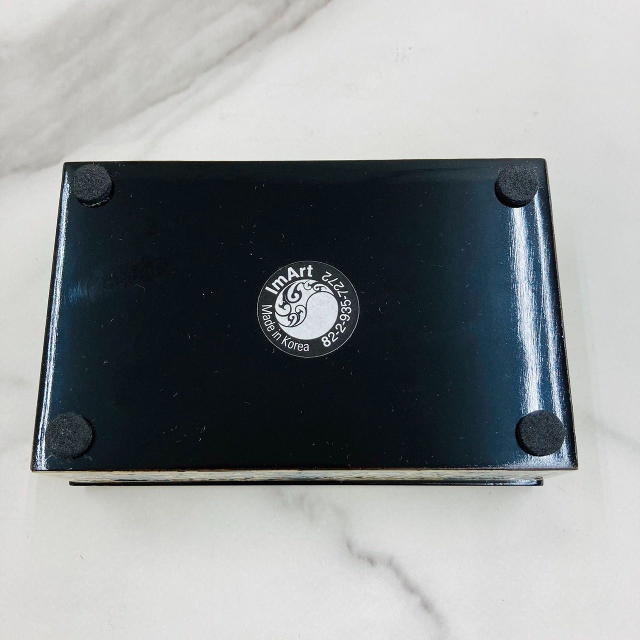 未使用品】螺鈿漆器 螺鈿小箱 シェルボックス 螺鈿小箱 工芸品 ImArt 