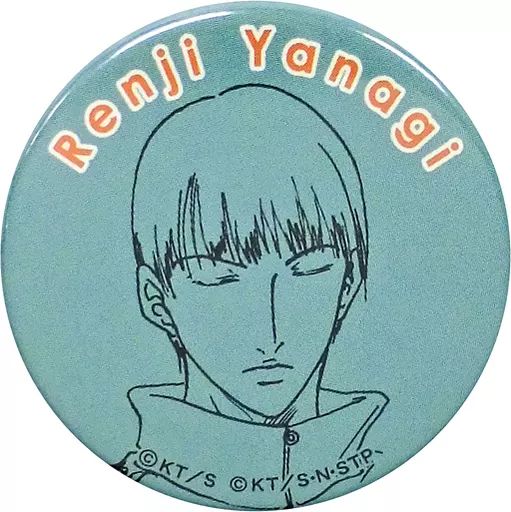 中古】バッジ・ピンズ(キャラクター) 柳蓮二 許斐先生描き下ろし前人