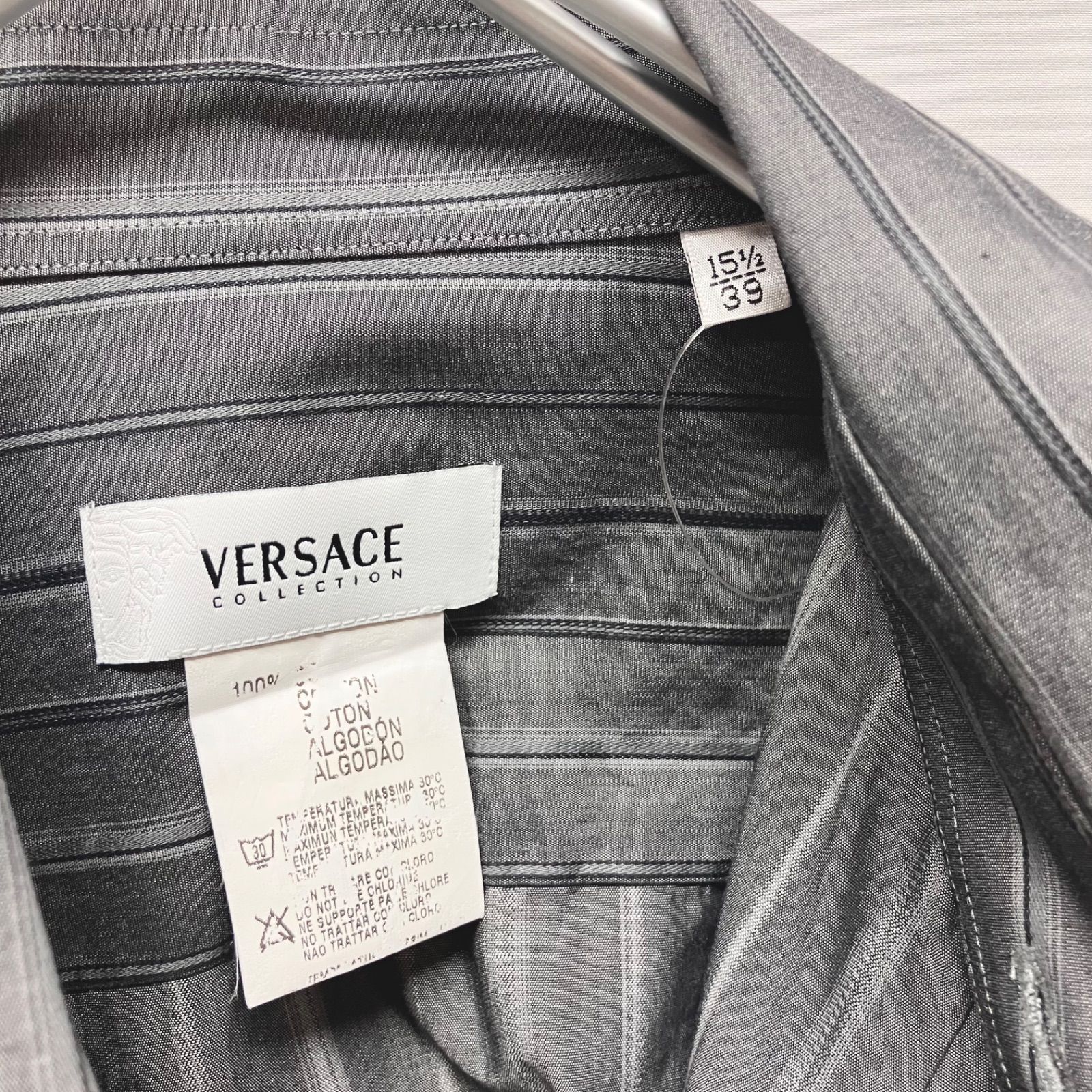 VERSACE COLLECTION コットン シャツ ワイシャツ ドレスシャツ 