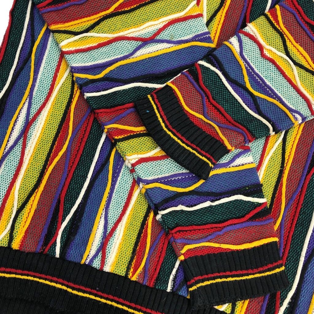 古着 Protege マルチカラー3Dニットセーター M 【公式通販】