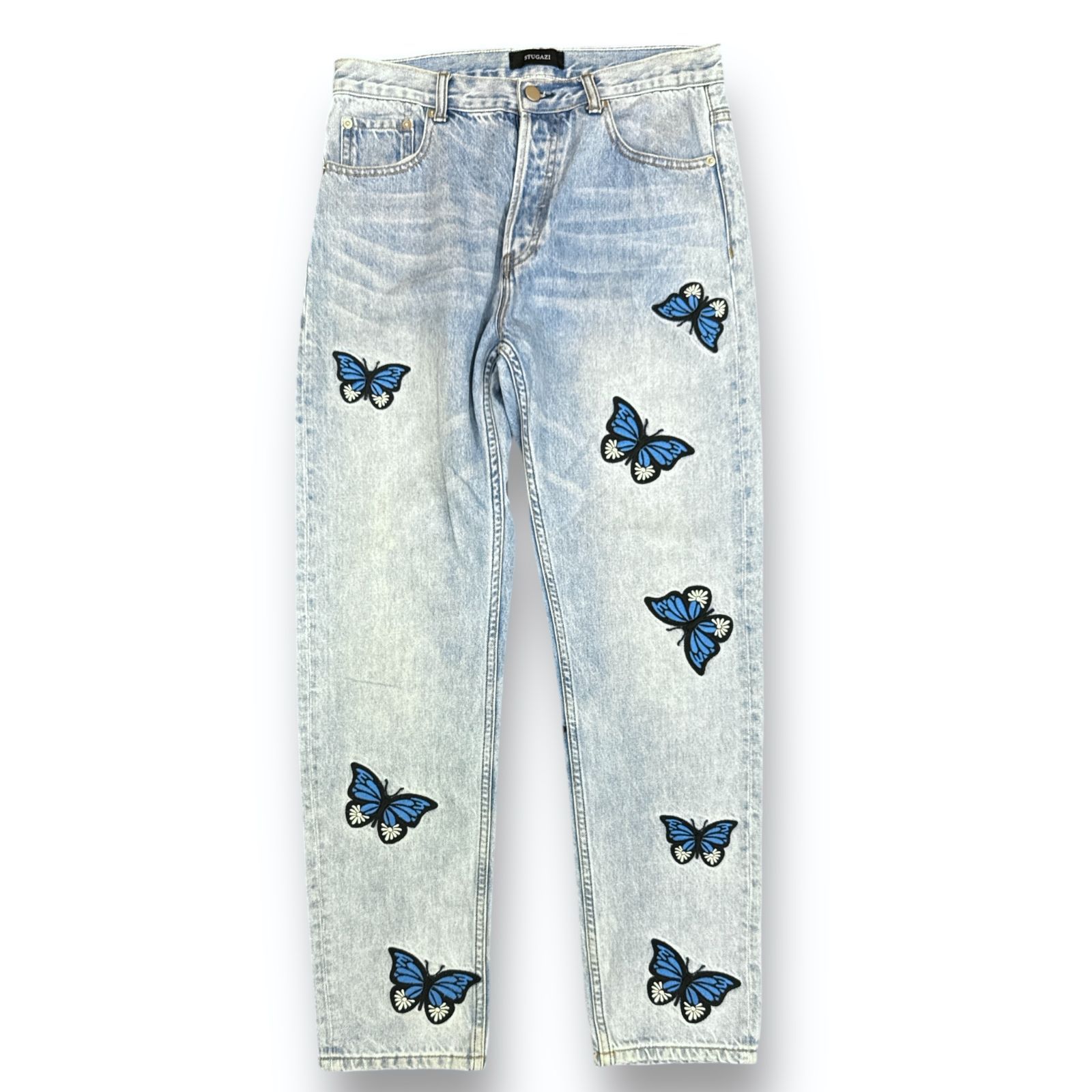 STUGAZI Butterfly denim バタフライデニム ジーンズ スガジ 28 77861A4 - メルカリ