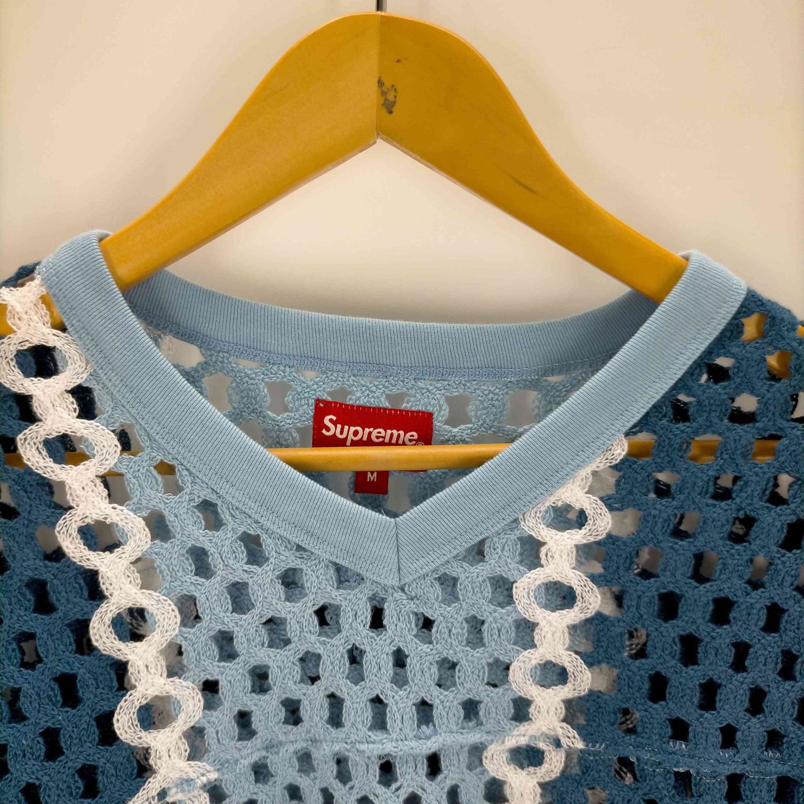 シュプリーム Supreme 23SS Crochet Football Jersey メンズ JPN：M
