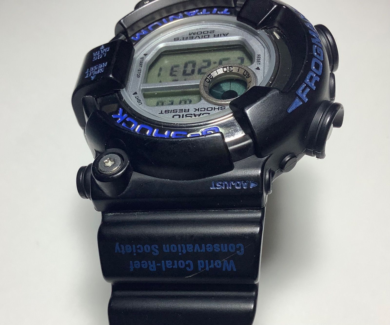カシオ G-SHOCK フロッグマンDW-8200 ネイビー 破損あり（未使用