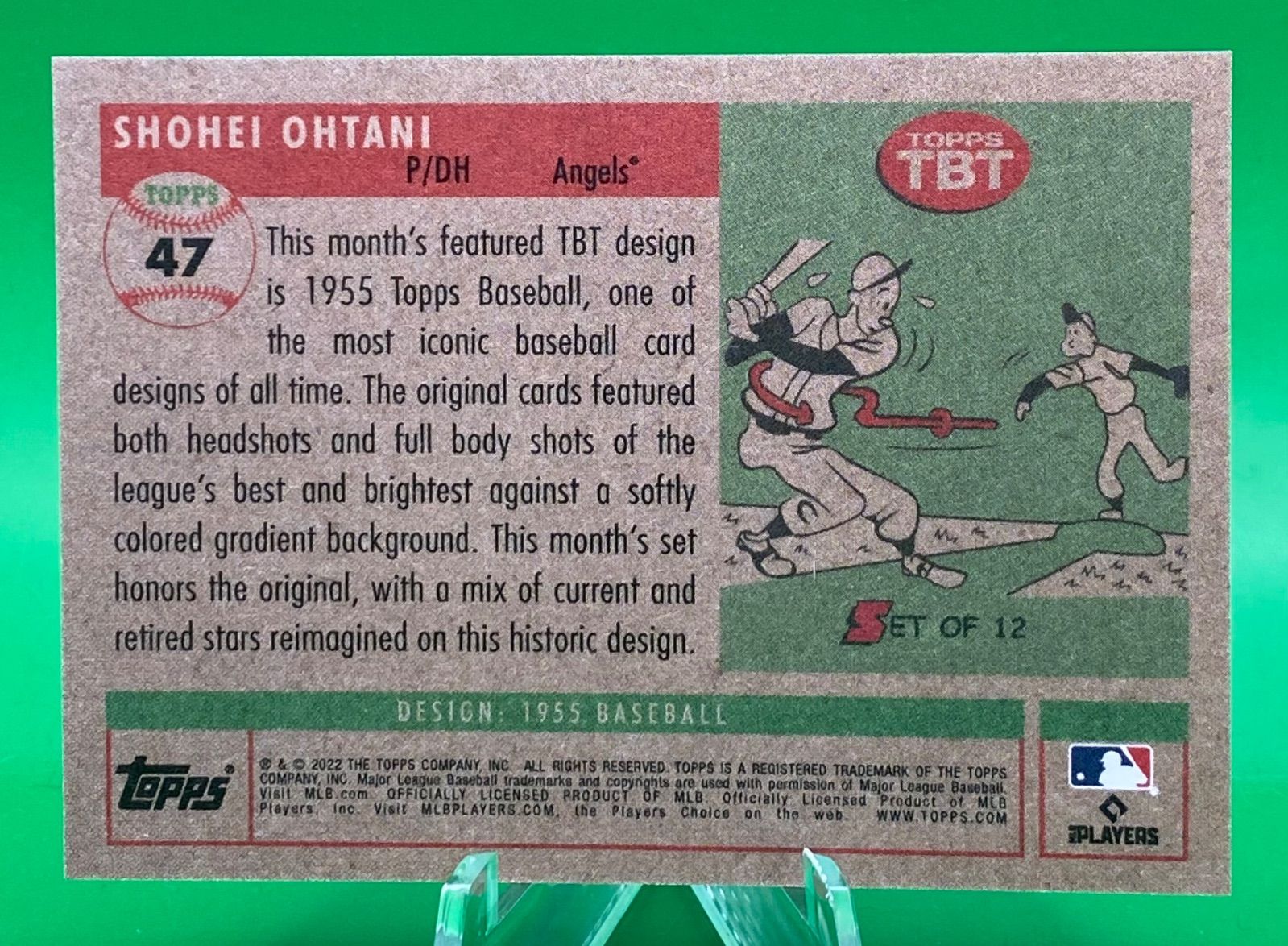 大谷翔平 2022スローバックサーズデイセット＃16 バリエーション 大谷