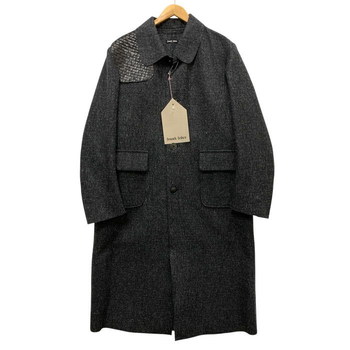 FRANK LEDER カーディガン S 緑x茶xグレー等(チェック) 【古着】【中古  