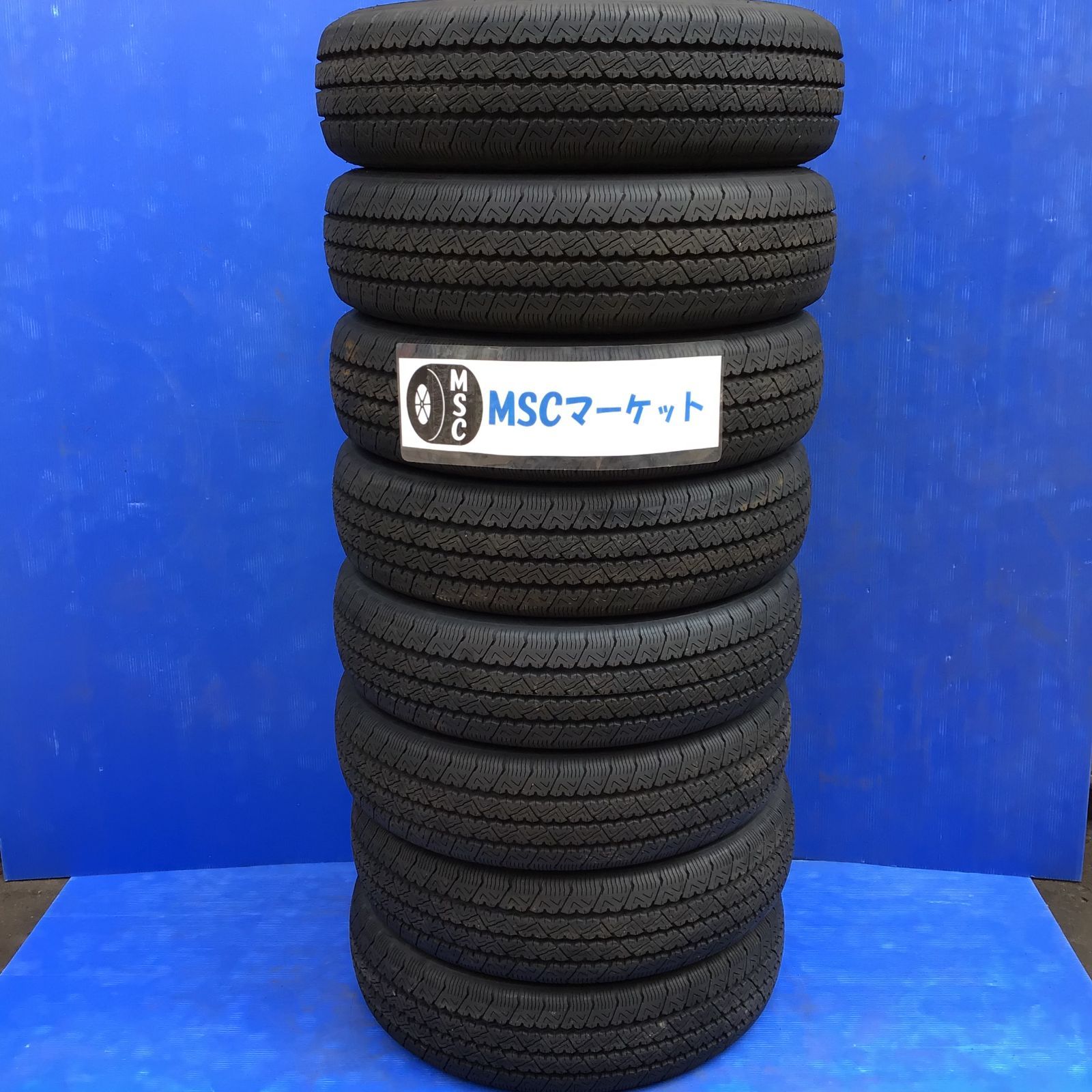 新車外し　17.5インチ　スチールホイール　７本セット　4トン車向け