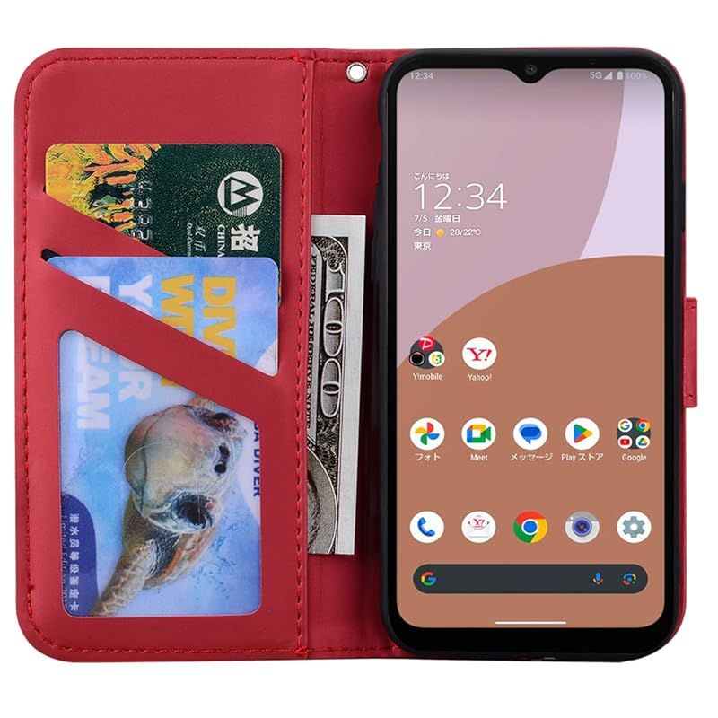 CASAFUNY aquos wish : CASAFUNY aquos wish4 case notebook type stylish