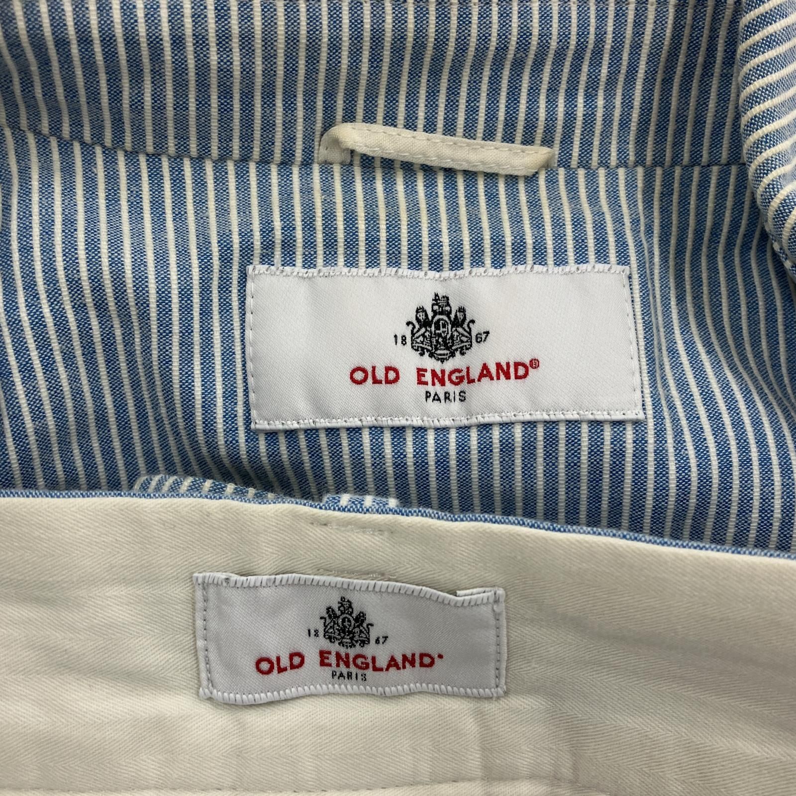 オールドイングランド セットアップ スーツ ストライプ 38 ウール