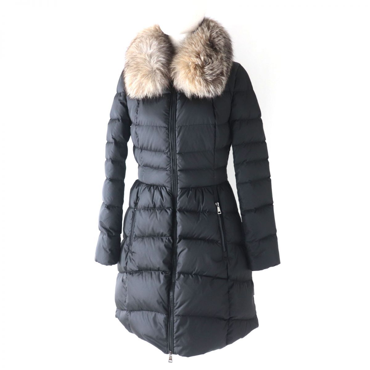 【新品同様＋】MONCLER HIRONDELLE ロングダウンジャケット MONCLER モンクレール フーディット ロング ダウン コート Hirma