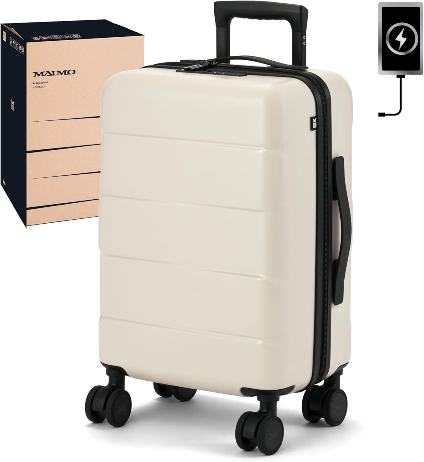 MAIMO] スーツケース Sサイズ 大型 洗える内装 超軽量 約2.9kg (静音  
