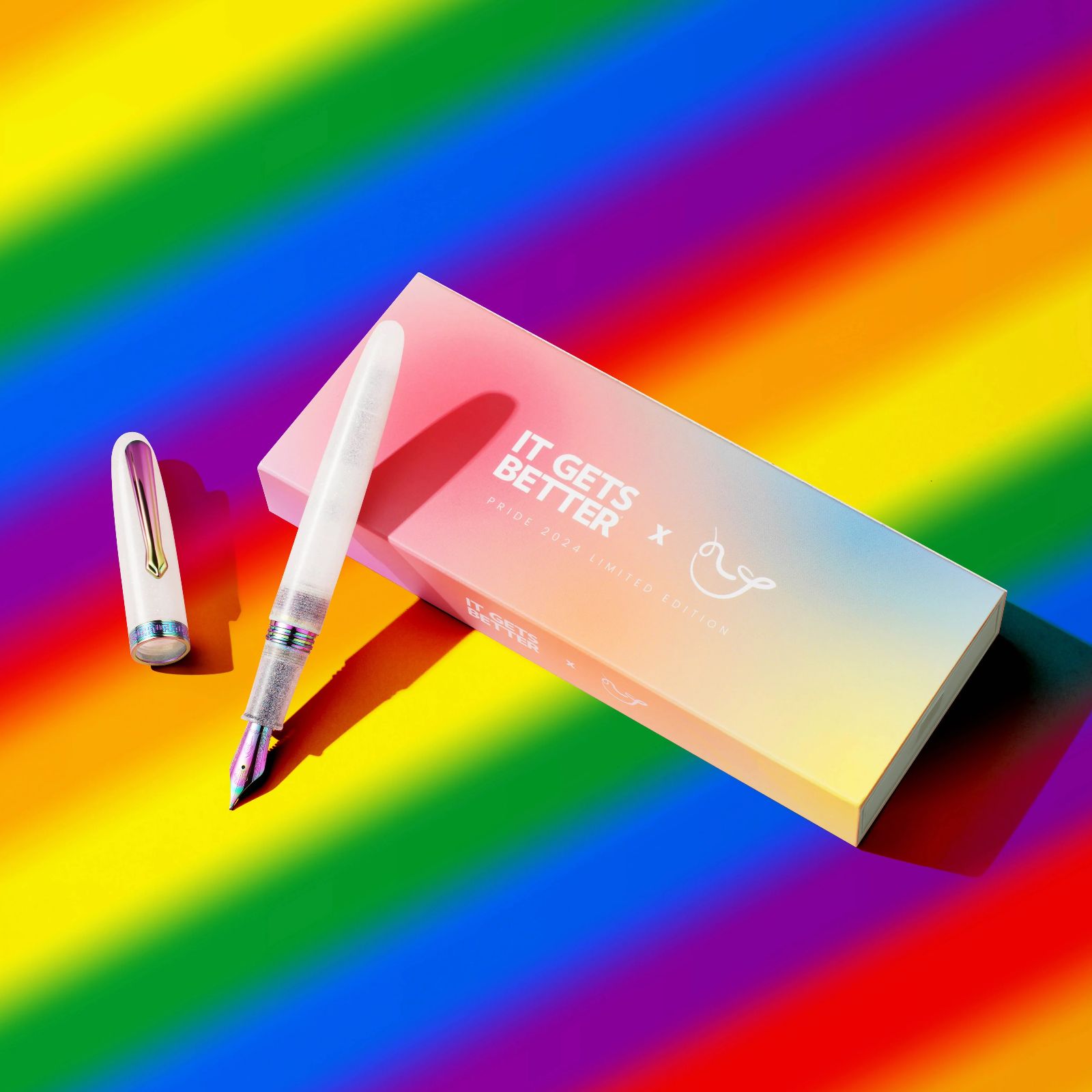 米 ナーワル（ナーヴァルール）万年筆 プライド月間🌈 限定「キー