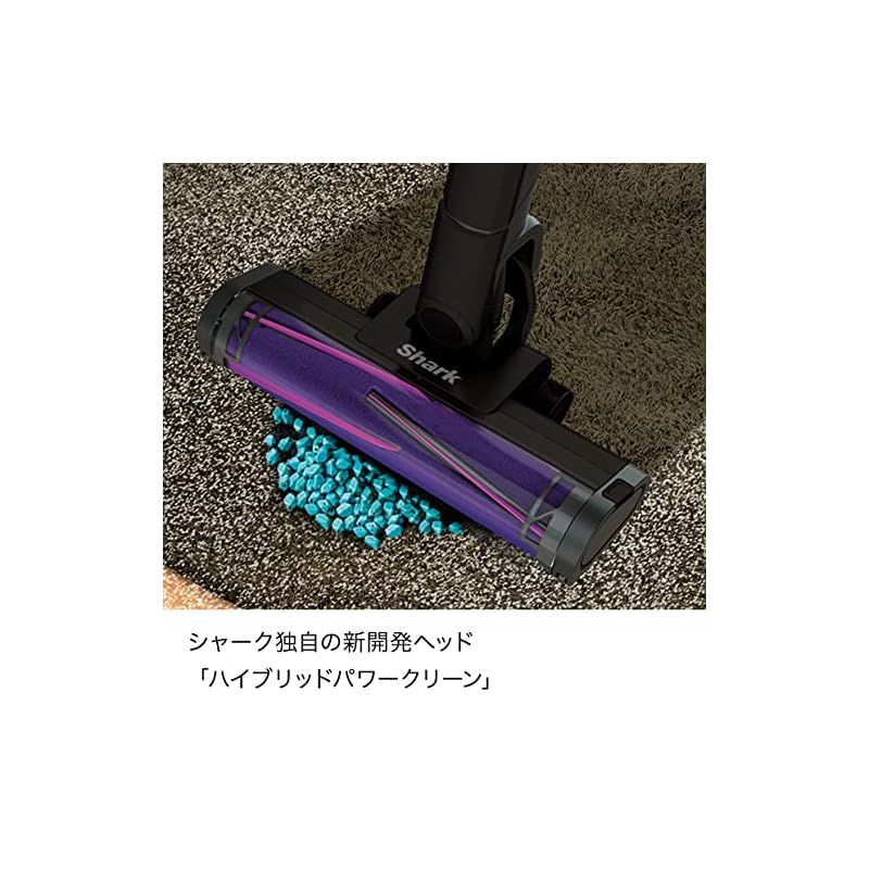 シャーク コードレスクリーナー CS601JBK ダブルバッテリー仕様