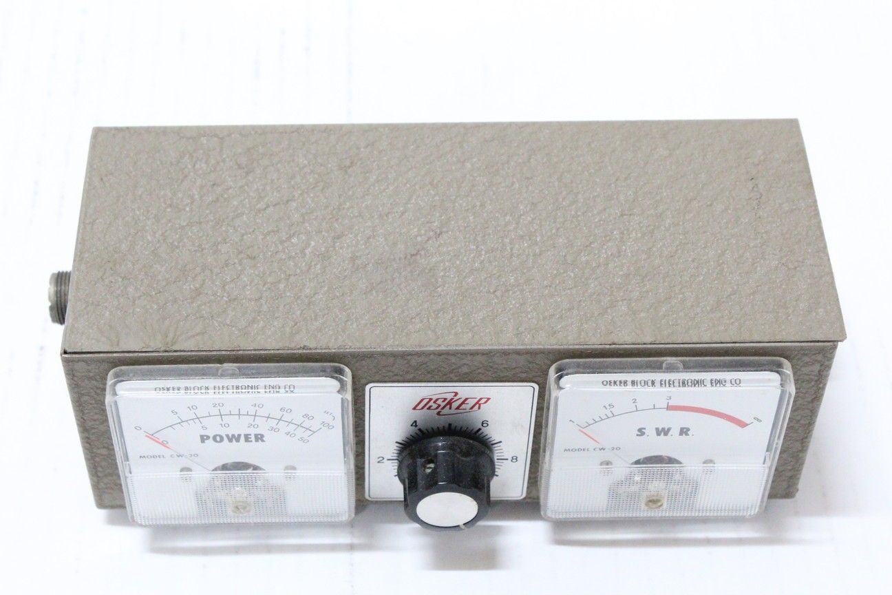 現状品 オスカーブロック SWR＆パワー計 SWR-100 アマチュア無線 OSKERBLOCK IT08H73GNDKO-D-A00-byebye 現状品 オスカーブロック SWR＆パワー計 SWR-100 アマチュア無線