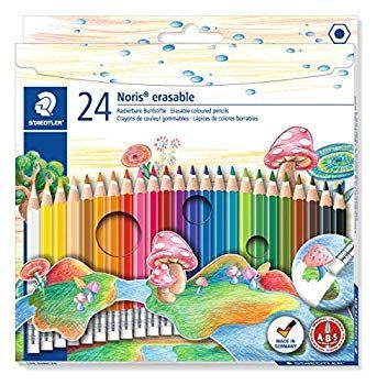 中古】(未使用・未開封品) ステッドラー 色鉛筆 ノリスクラブ 消せる