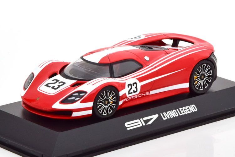 スパーク 1/43 ポルシェ 917 リビング レジェンド コンセプトカー #23 レッド ホワイト SPARK 1:43 Porsche 917  Living Legend Concept Car #23 red White - メルカリ