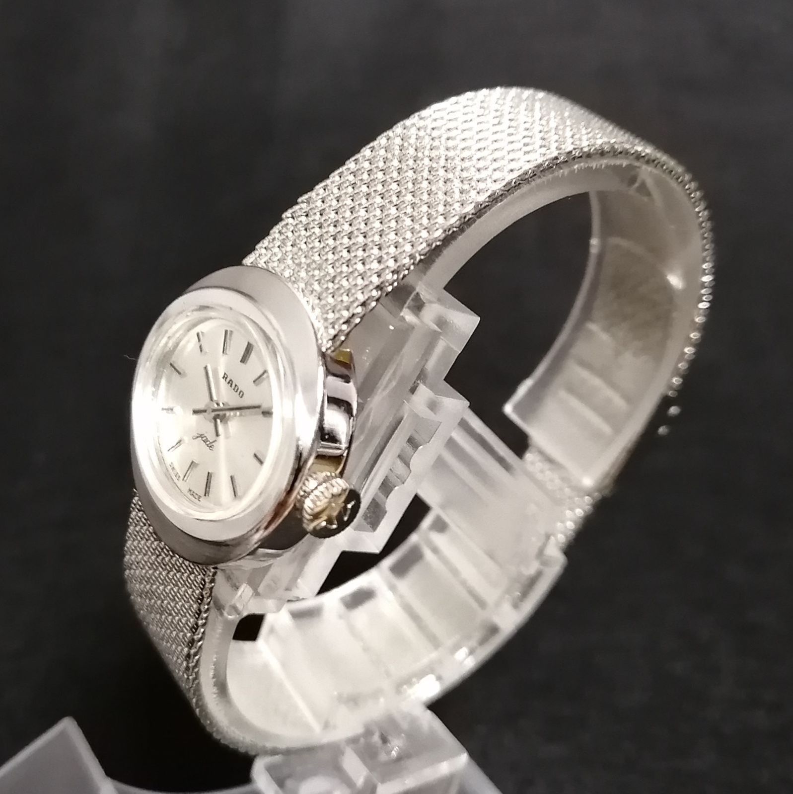 【着後レビューで 送料無料】 RADO◇ラドー♢極美品♥稼働良好♪手巻き♬レディース腕時計 時計