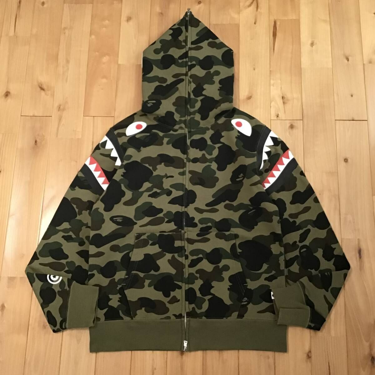 A Bathing Ape カモフラージュ シャークパーカー L 【公式通販】
